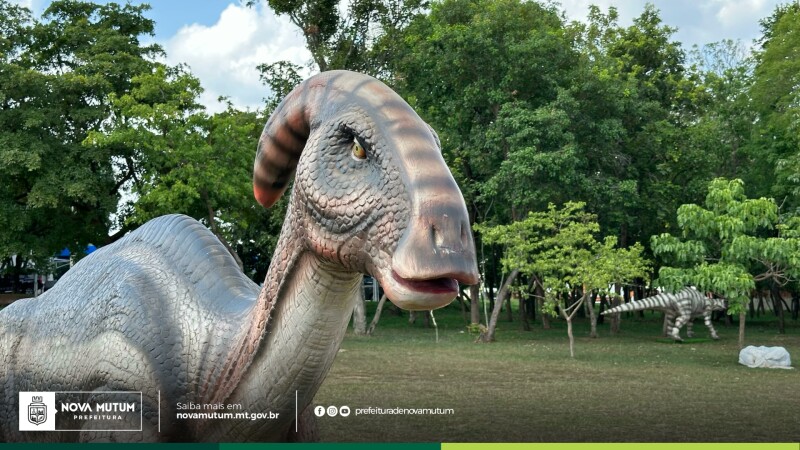 Réplicas animatrônicas de dinossauros são atração da Expodinos em Lucas do Rio  Verde